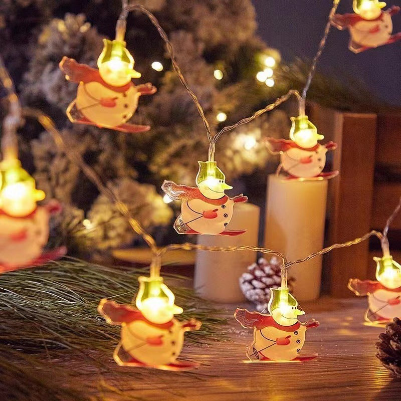 Christmas LED String Lights with Characters: Festive Tree Decorations