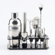 Juego de Coctelera de Acero Inoxidable: Kit Completo de Herramientas de Bar para Mezclar Cócteles