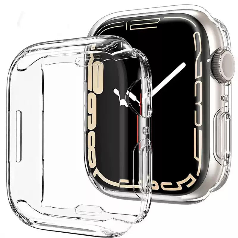 Funda Transparente  para Apple Watch Serie 10, 9 y 8 de TPU flexible
