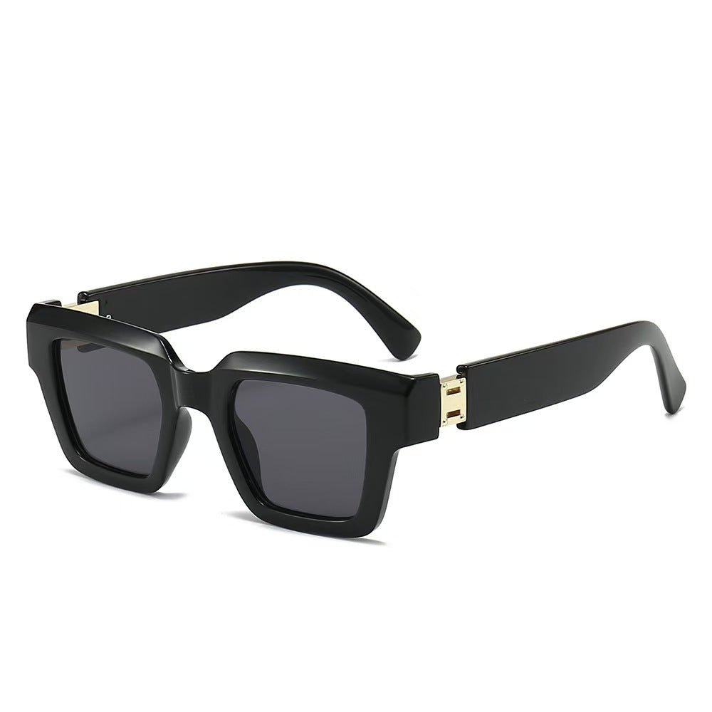 Gafas de Sol Retro Cuadradas para Mujer con Acabado de Mármol