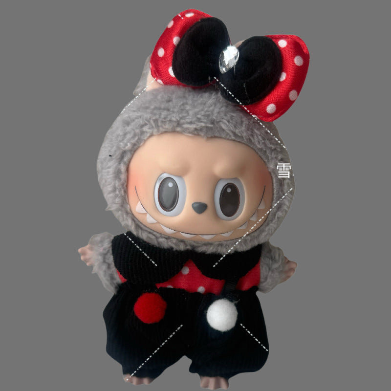 Soft Saga: Compatible with Labubu, Clothing Set, Accessories for 17cm Dolls, Accessories for Labubu (No Doll)