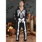 Pijama de Halloween para Hombres con Calavera: Disfraz Comodidad y Estilo