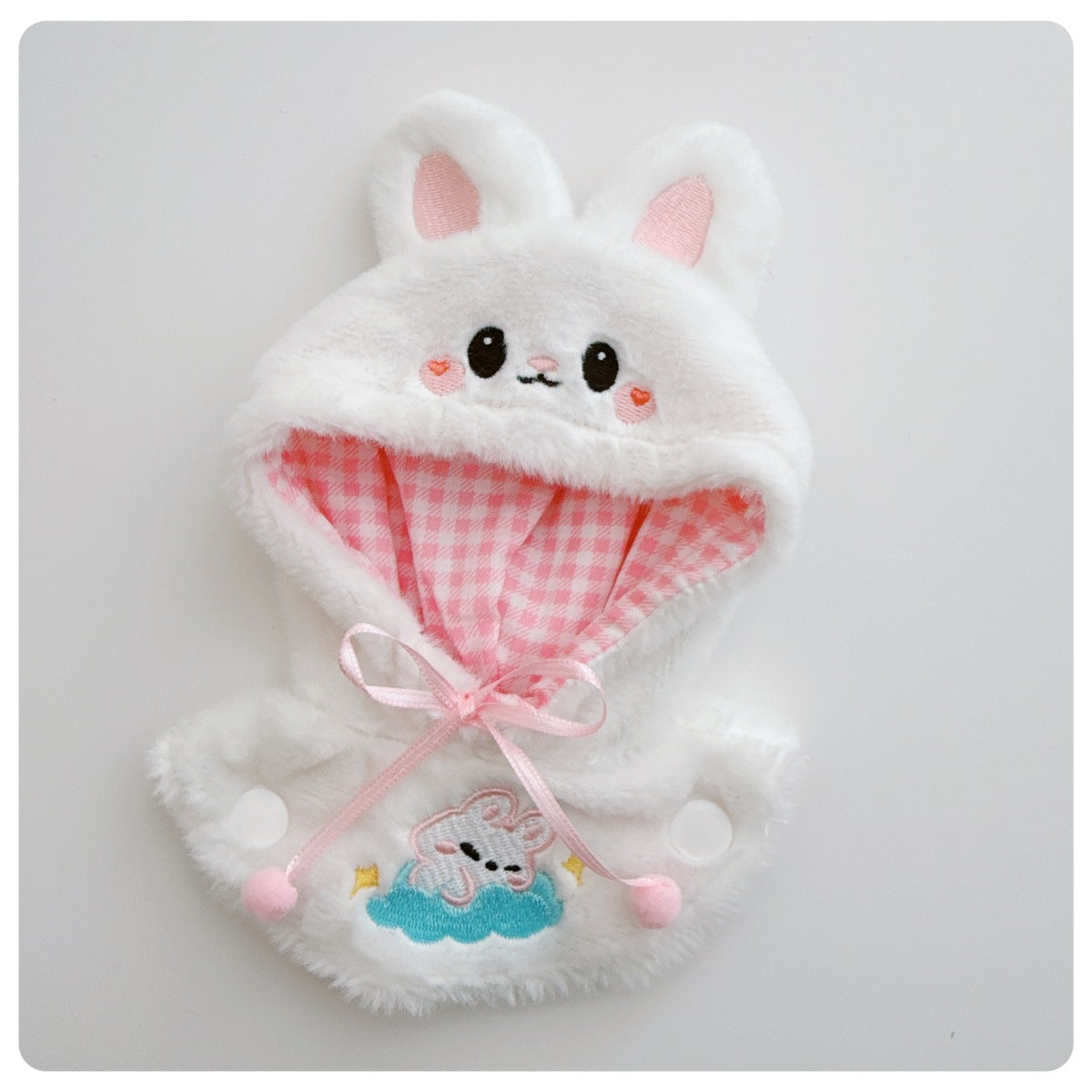 Adorable outfit con gorro de animales para Labubu (Muñeca no incluida)