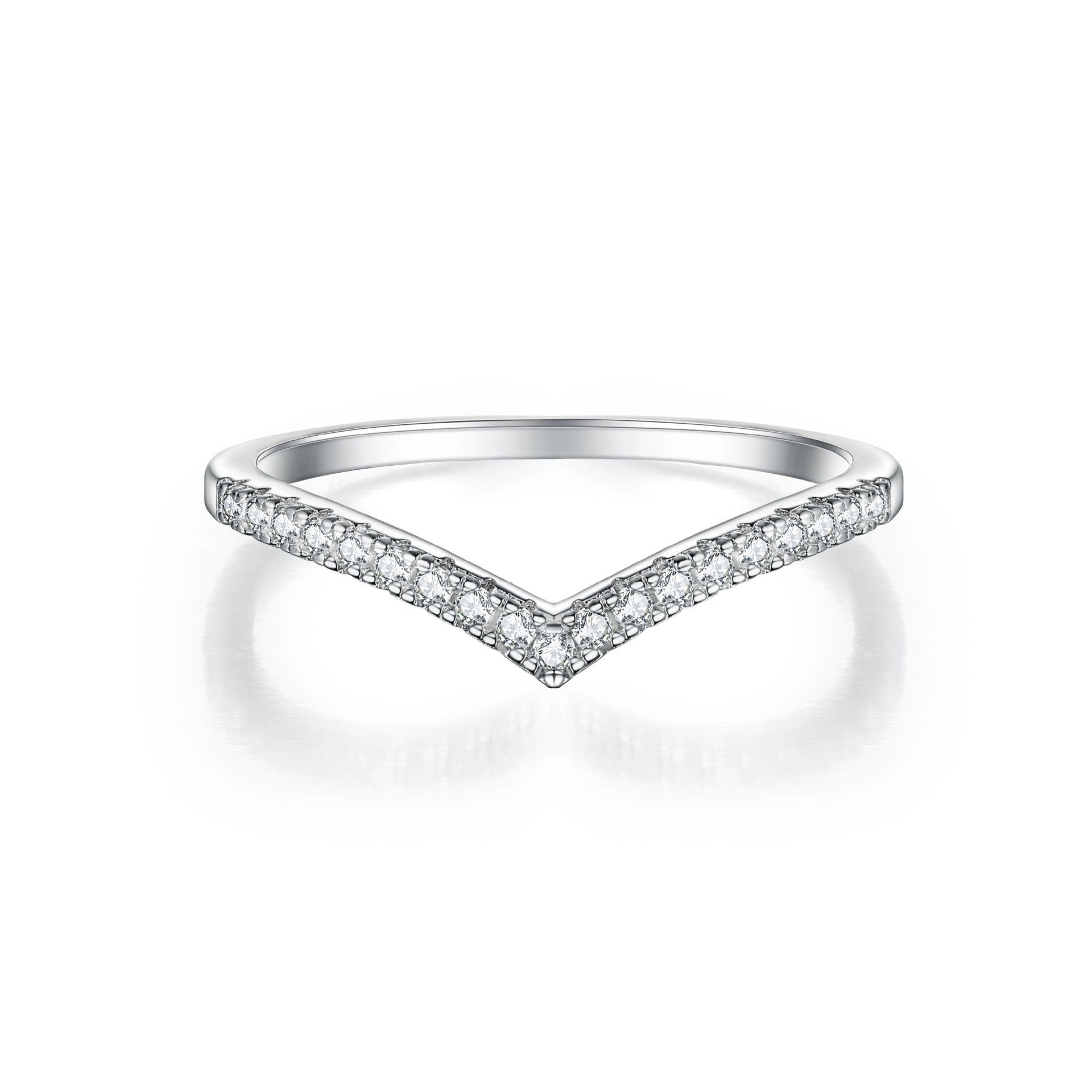 Anillo Pico de Viuda en Plata 925 para Mujer – Diseño Minimalista en V