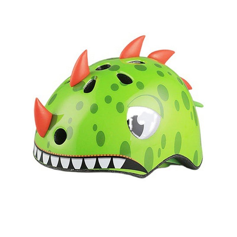 Casco para ciclismo Infantil: diseño de dinosaurio, Oso, tiburón  y zorro  Protección para Deportes y Patinaje