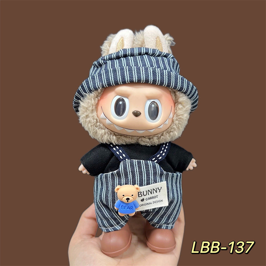 Disfraces y ropa en diseños adorables: para la bubu de 17cm, (Muñeca no incluida)