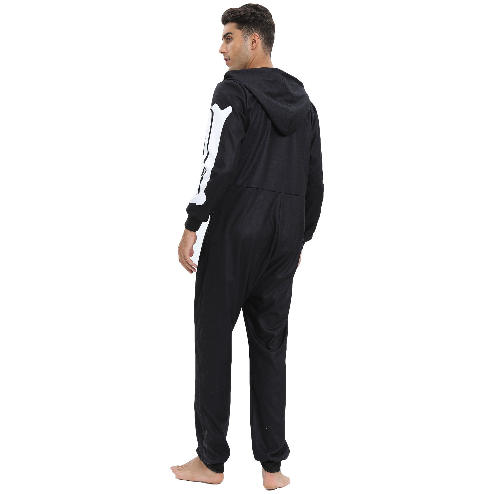 Pijama de Halloween para Hombres con Calavera: Disfraz Comodidad y Estilo