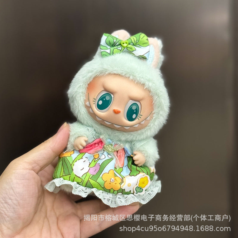 Ropa de Invierno para Muñecas Labubu de 17cm – Sets Calientitos y Adorables (Muñeca no incluida)