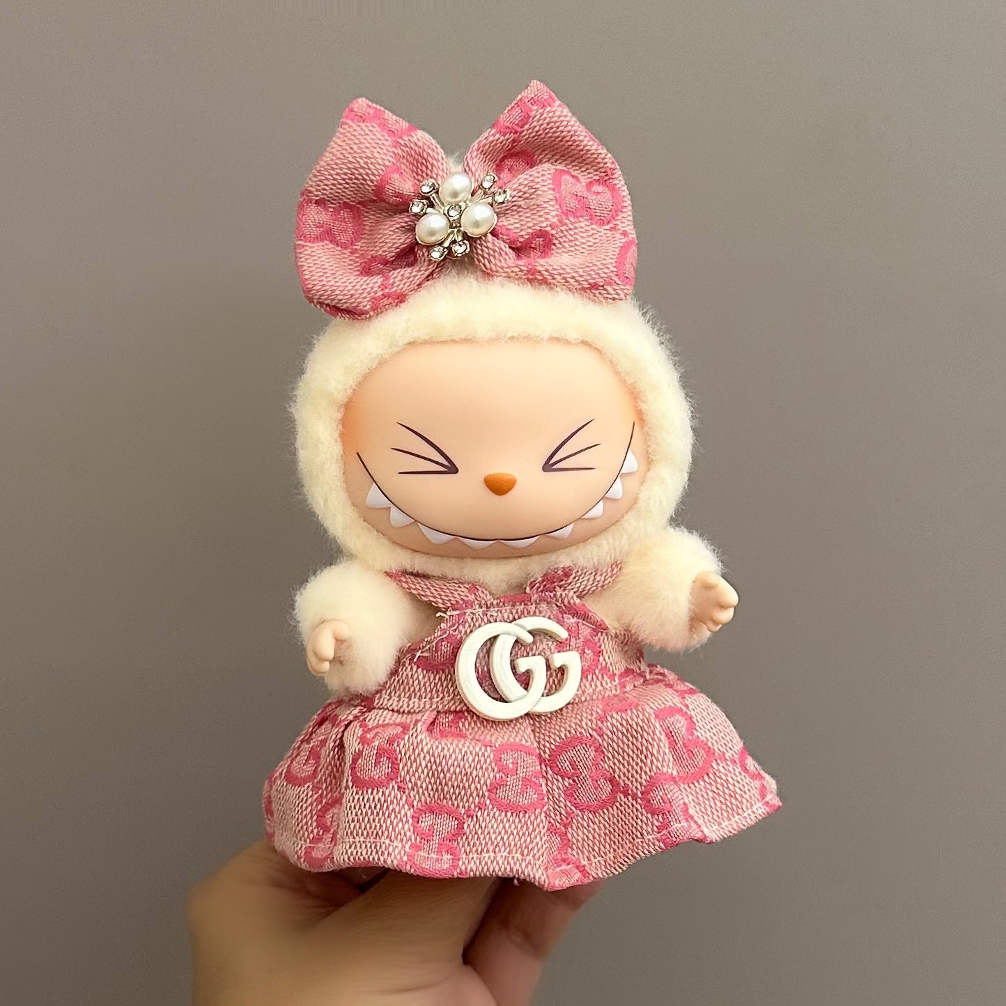 Playful Threads: Compatible with Labubu, Clothing Set, Accessories for 17cm Dolls, Accessories for Labubu (No Doll)