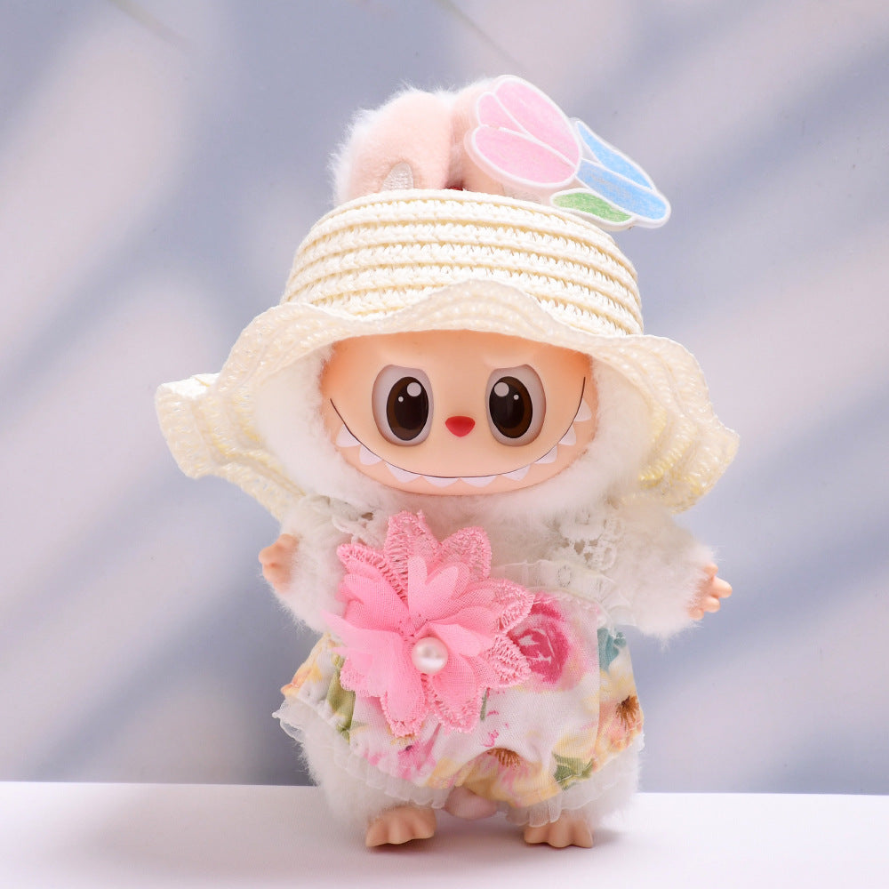 Ropa Estilo Coquette para Muñeca Labubu 17cm – Accesorios para Personalizar (Muñeca No Incluida)