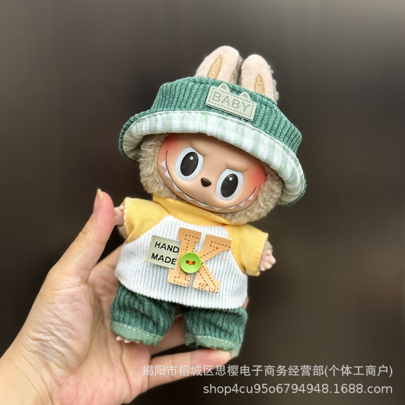 Ropa de Invierno para Muñecas Labubu de 17cm – Sets Calientitos y Adorables (Muñeca no incluida)