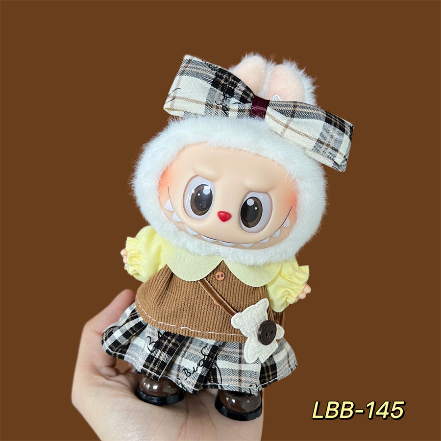 Disfraces y ropa en diseños adorables: para la bubu de 17cm, (Muñeca no incluida)