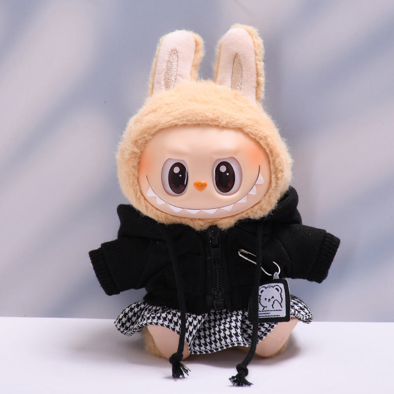 Ropa Estilo Coquette para Muñeca Labubu 17cm – Accesorios para Personalizar (Muñeca No Incluida)