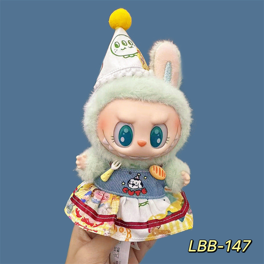 Disfraces y ropa en diseños adorables: para la bubu de 17cm, (Muñeca no incluida)