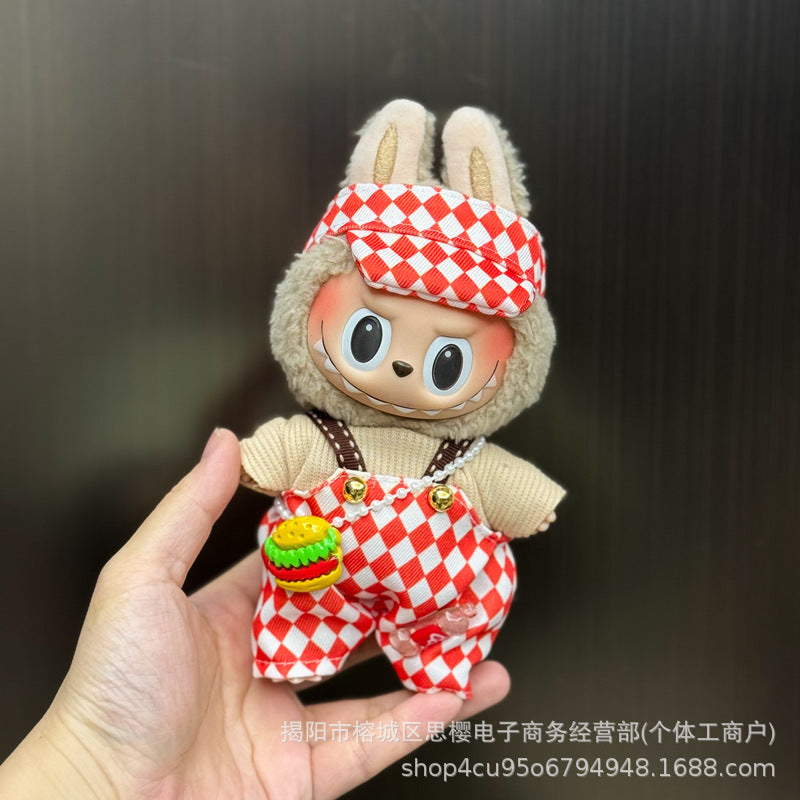 Disfraz Tierno para Muñeca Labubu 17 cm – Accesorios para Personalizar (Muñeca No Incluida)