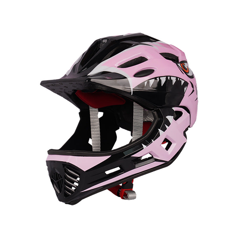 Casco de ciclismo con quijada desmontable para hombres, mujeres y niños