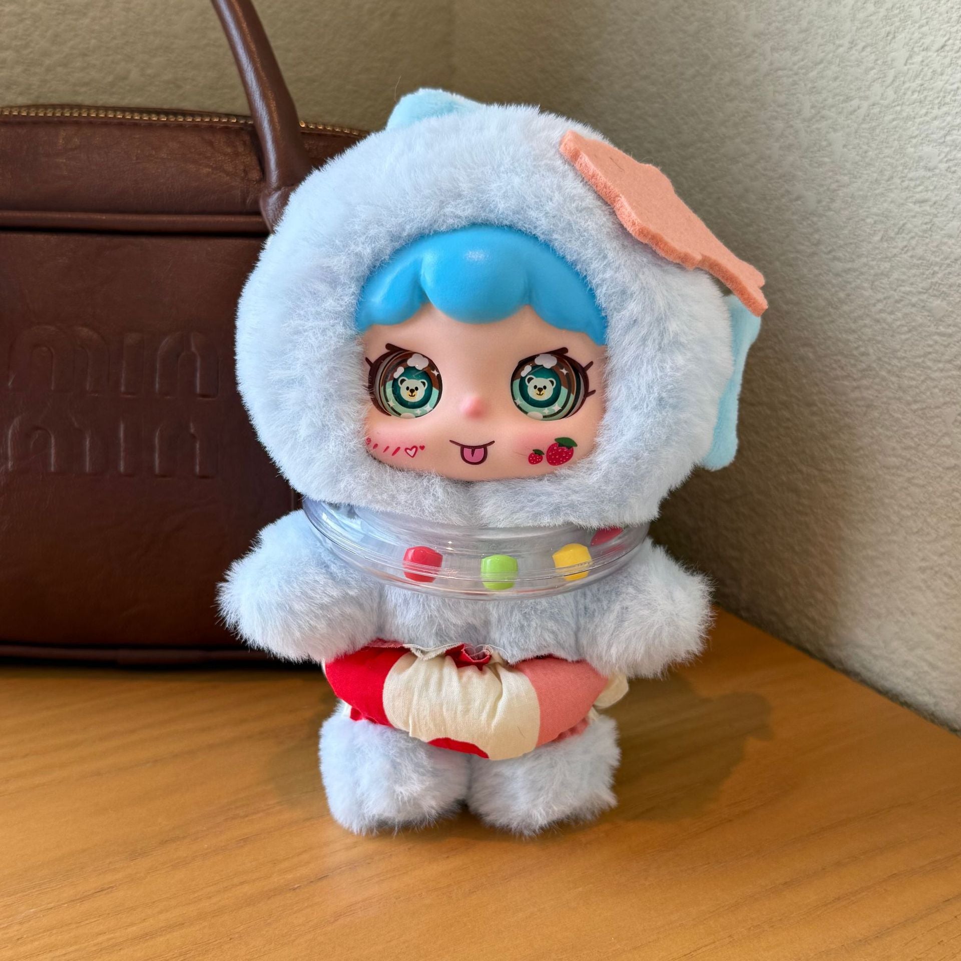 Muñeco De Peluche Cara Adorable: Charms Para Colgar En Mochilas Y Bolsos