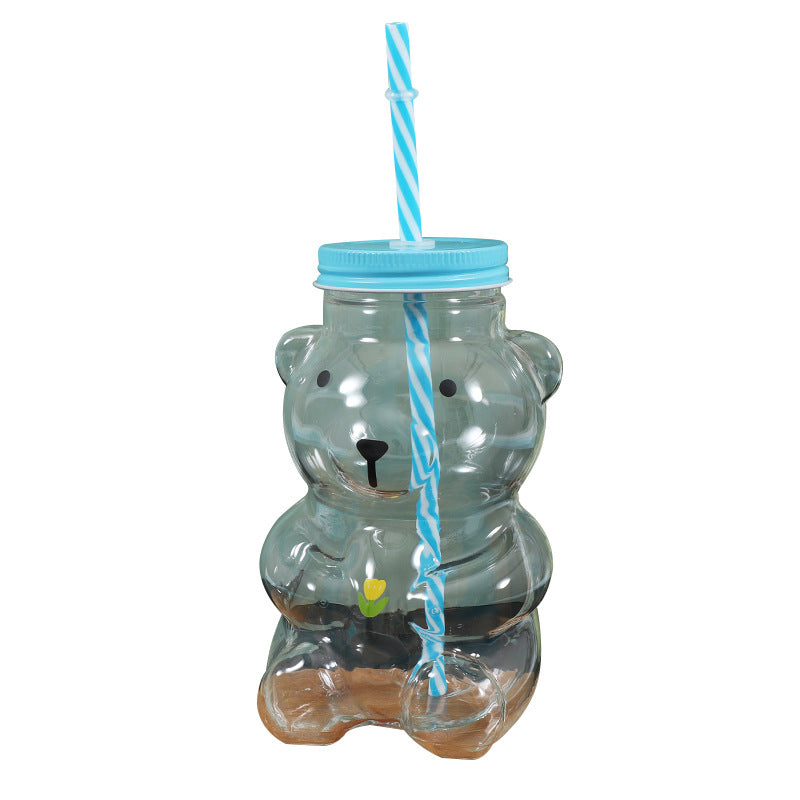 Vaso de Vidrio en Forma de Oso, Bearista Starbucks 