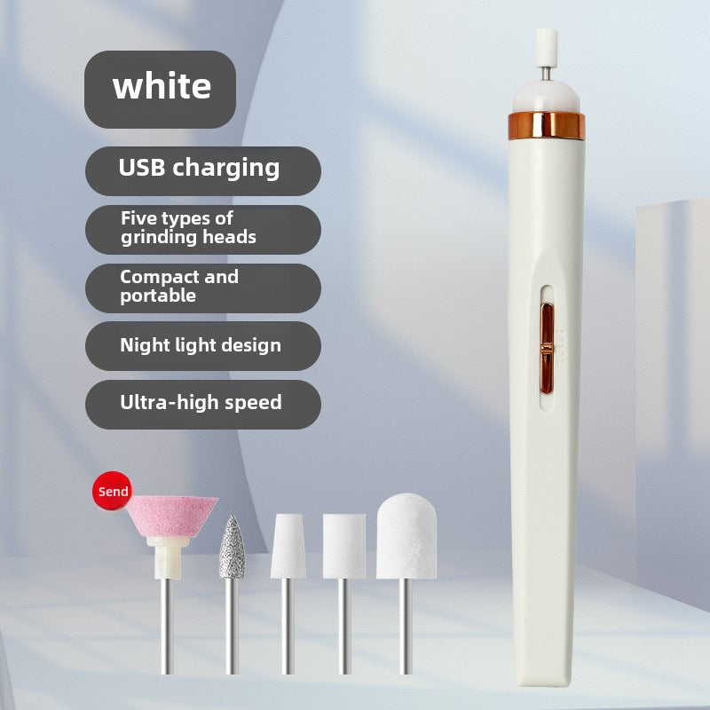 Máquina de Manicura Eléctrica Flawless 5 en 1: Portátil, con Luz LED y Función de Desmaquillado