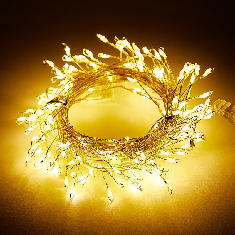 Christmas LED Tree and Scene String Lights: Copper String Decoration with Remote