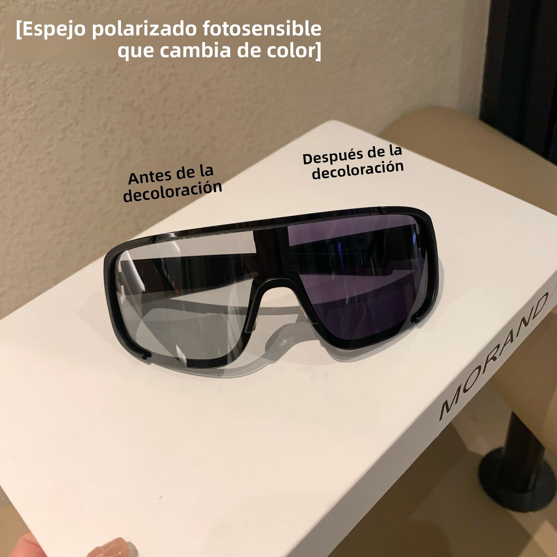Gafas De Ciclismo Fotocromáticas Con Lentes Que Se Adaptan A La Luz Solar