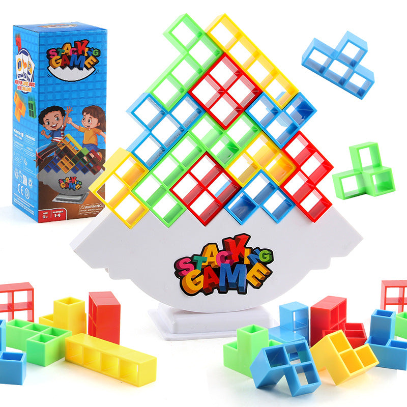 Stacking Blocks Tetris: Interactive Family Tabletop Game