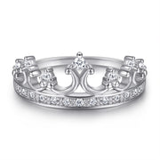 Anillo en Forma de Corona para Mujer: Plata 925 – Elegancia y Estilo Real