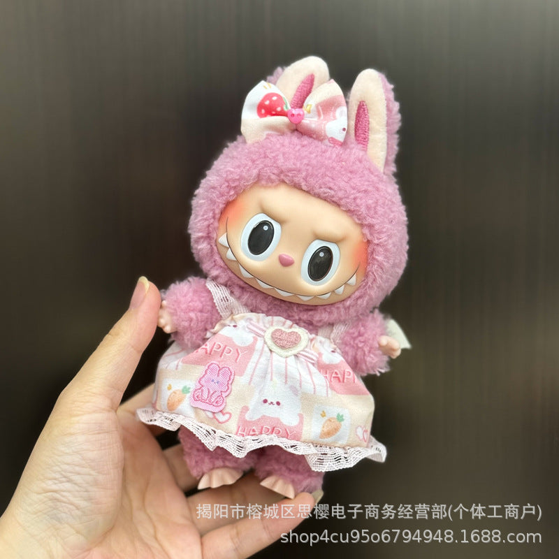 Ropa de Invierno para Muñecas Labubu de 17cm – Sets Calientitos y Adorables (Muñeca no incluida)
