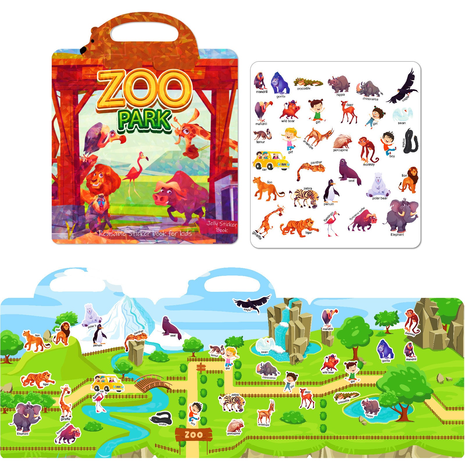 Libros Educativos con Pegatinas para Niños de 3 a 6 Años – Actividades Didácticas