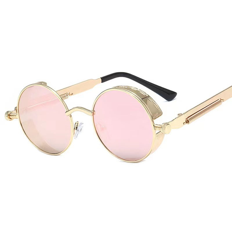 Gafas de Sol Redondas Cyberpunk con Lentes de Colores