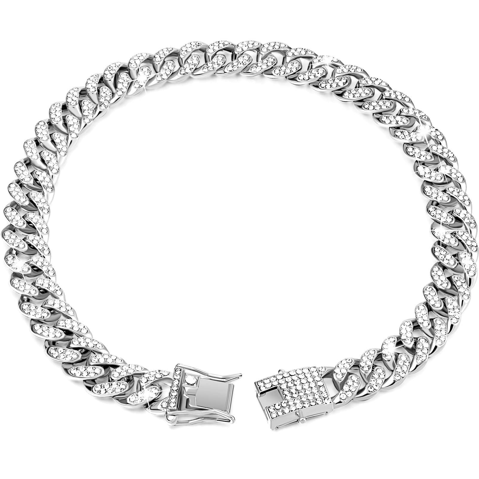 Collar con Cristales para Mascotas Imitación Diamantes – Moda Urbana para Peludos