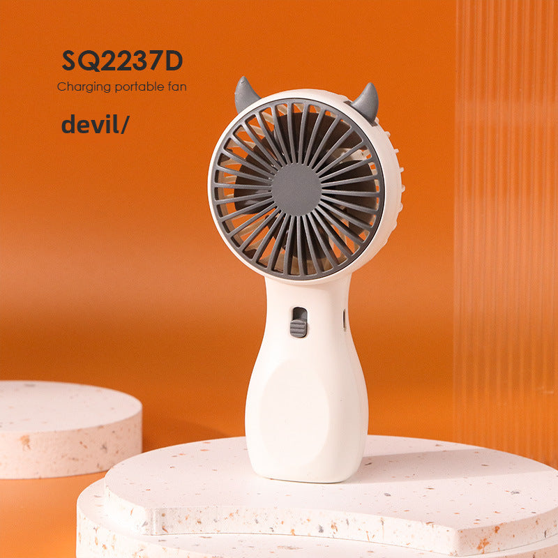 Ventilador portátil silencioso USB recargable con luz: mini ventilador de bolsillo de fábrica
