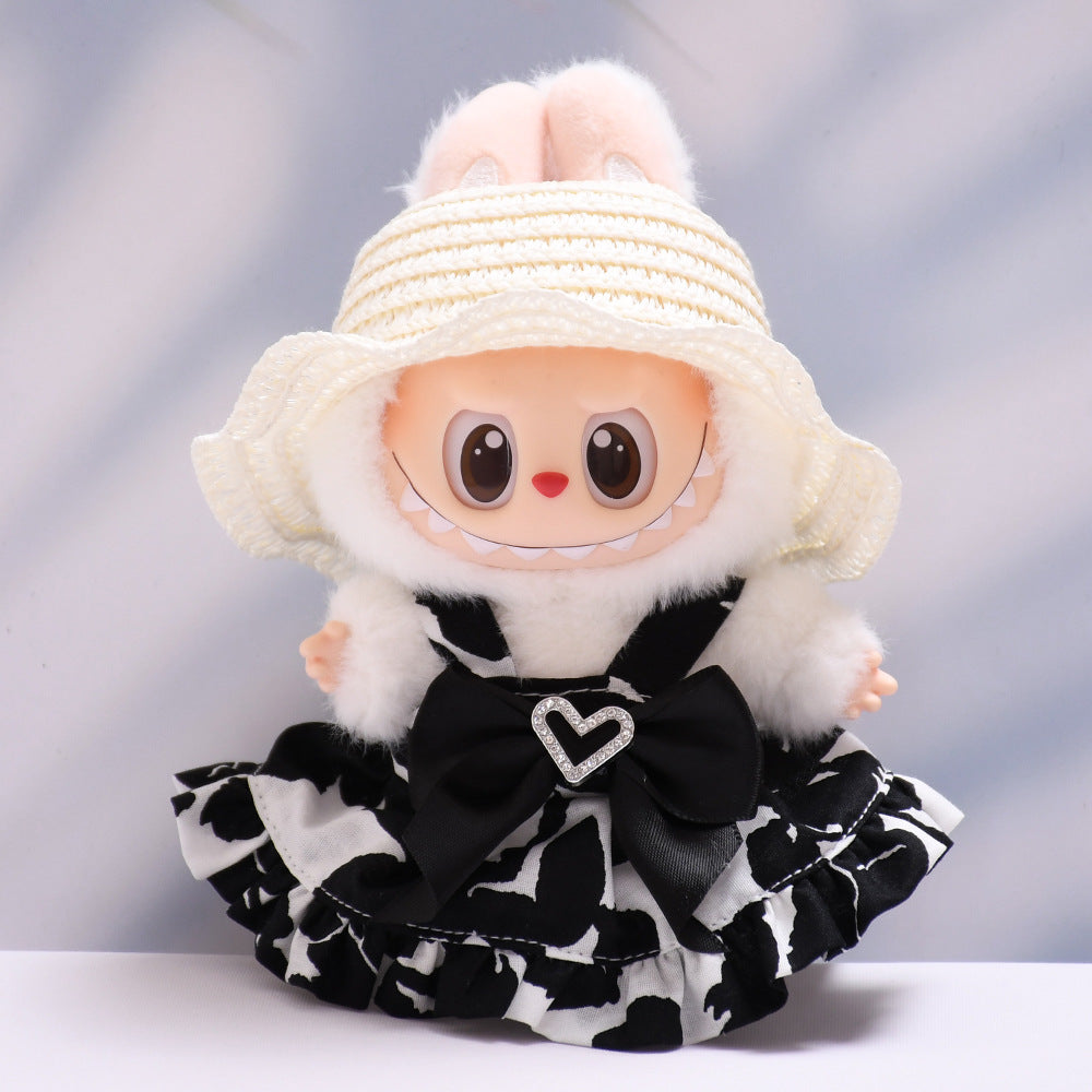 Ropa Estilo Coquette para Muñeca Labubu 17cm – Accesorios para Personalizar (Muñeca No Incluida)