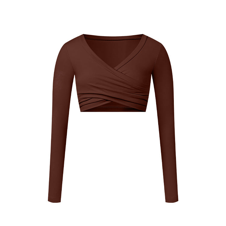 Top para mujer con cuello en V amplio
