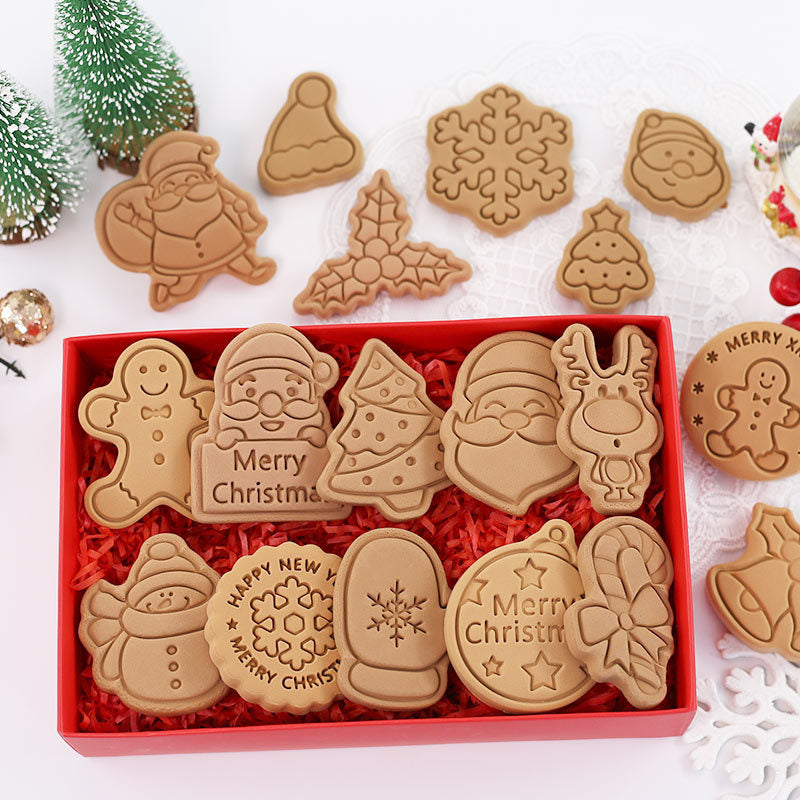 Moldes de Galletas de Navidad 3D: Cortadores para Repostería con Diseños Navideños