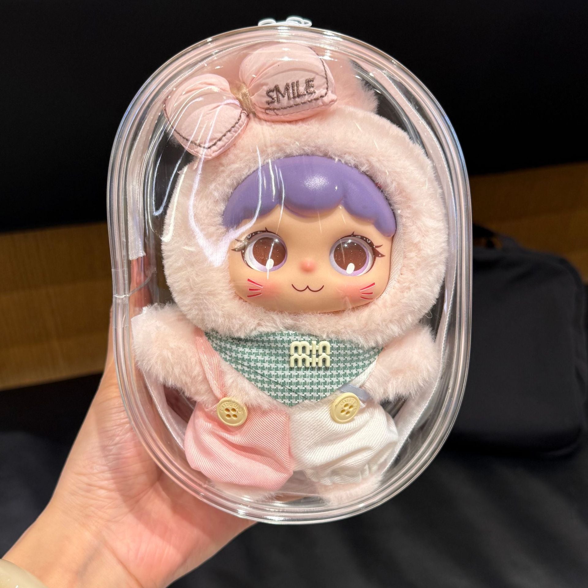 Muñeco De Peluche Cara Adorable: Charms Para Colgar En Mochilas Y Bolsos