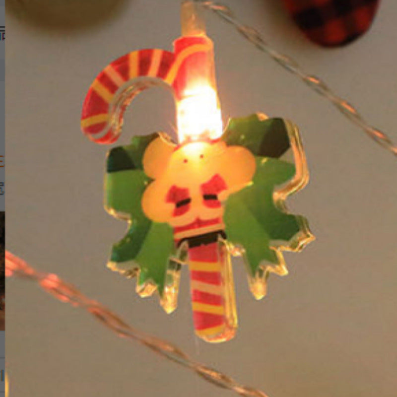 Christmas LED String Lights with Characters: Festive Tree Decorations