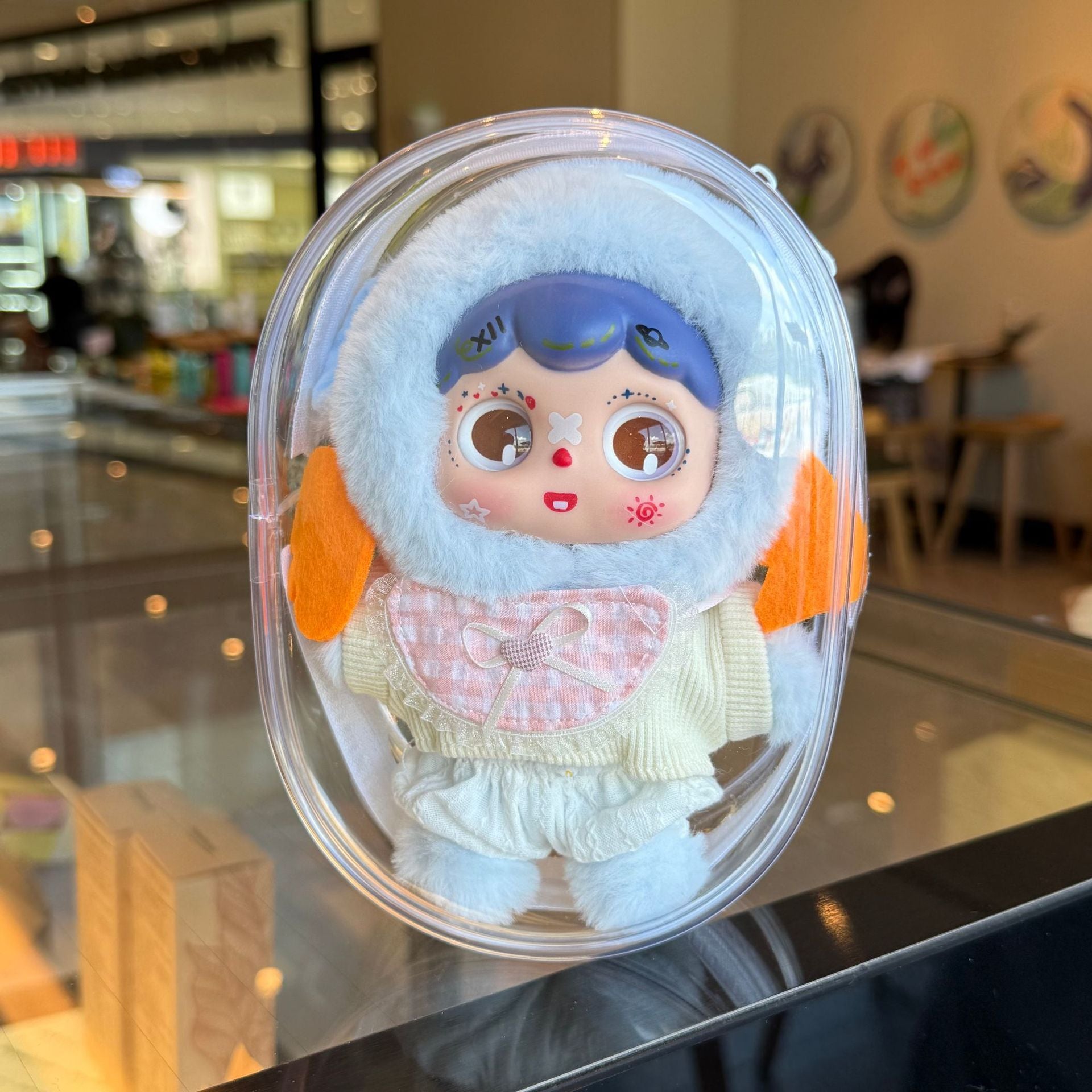 Muñeco De Peluche Cara Adorable: Charms Para Colgar En Mochilas Y Bolsos