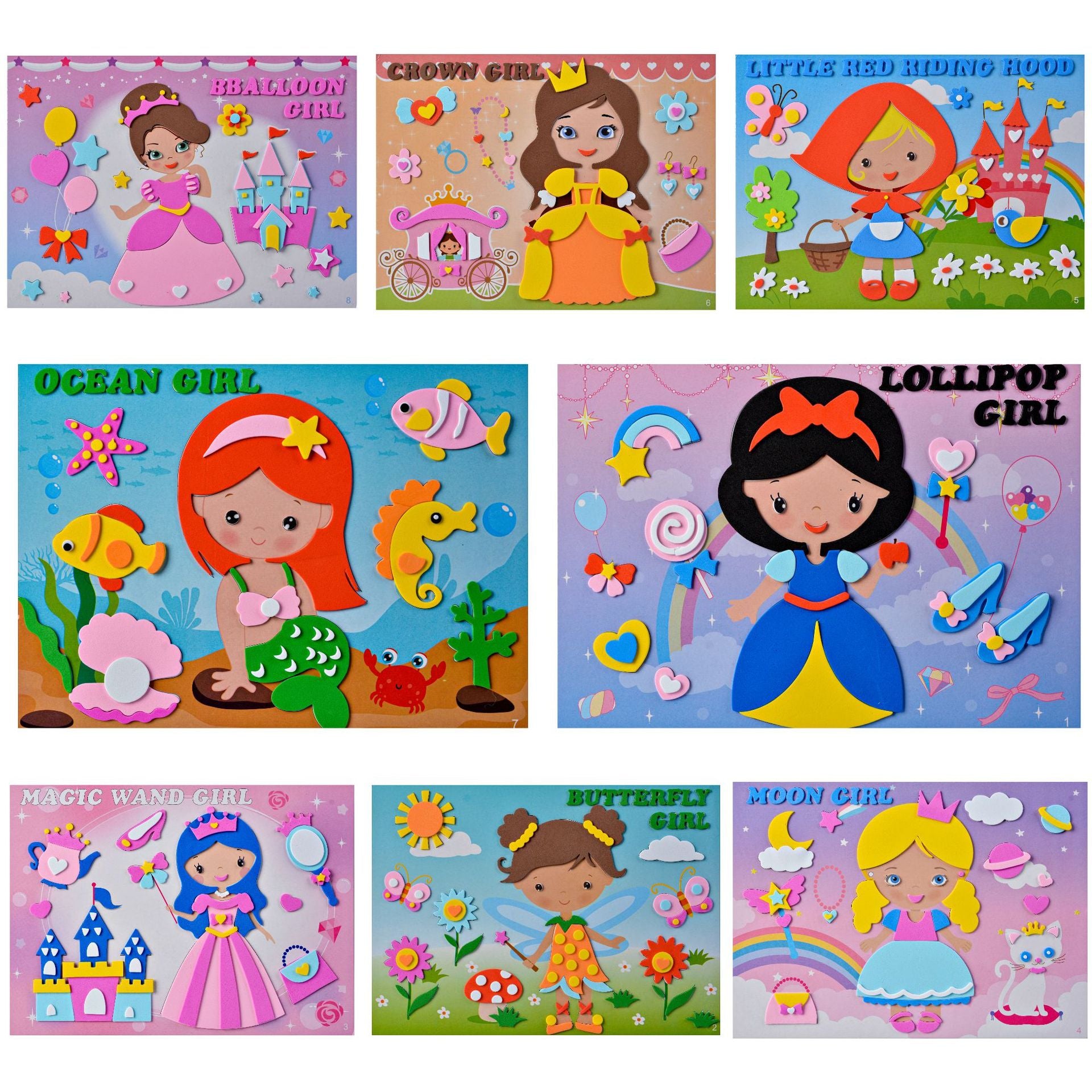 Dinosaur EVA Stickers 3D: Kindergarten Children's Craft Material Kit, Traffic Paste Painting Assembly Toy.