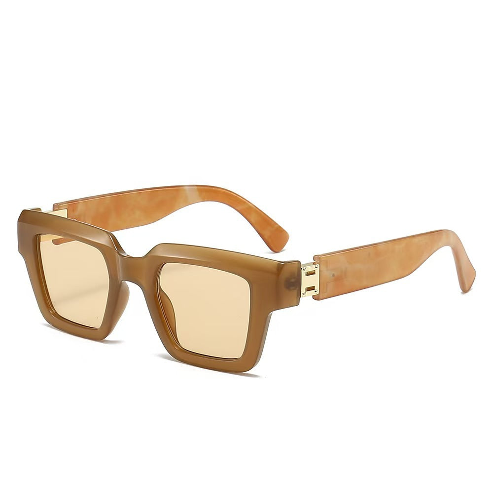 Gafas Vintage para mujer con lentes cuadrados 