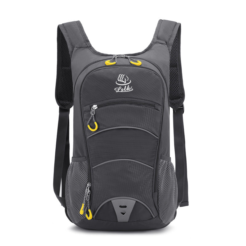 Mochila de senderismo: bolsa de ciclismo ligera con compartimento para agua, ideal para viajes y camping