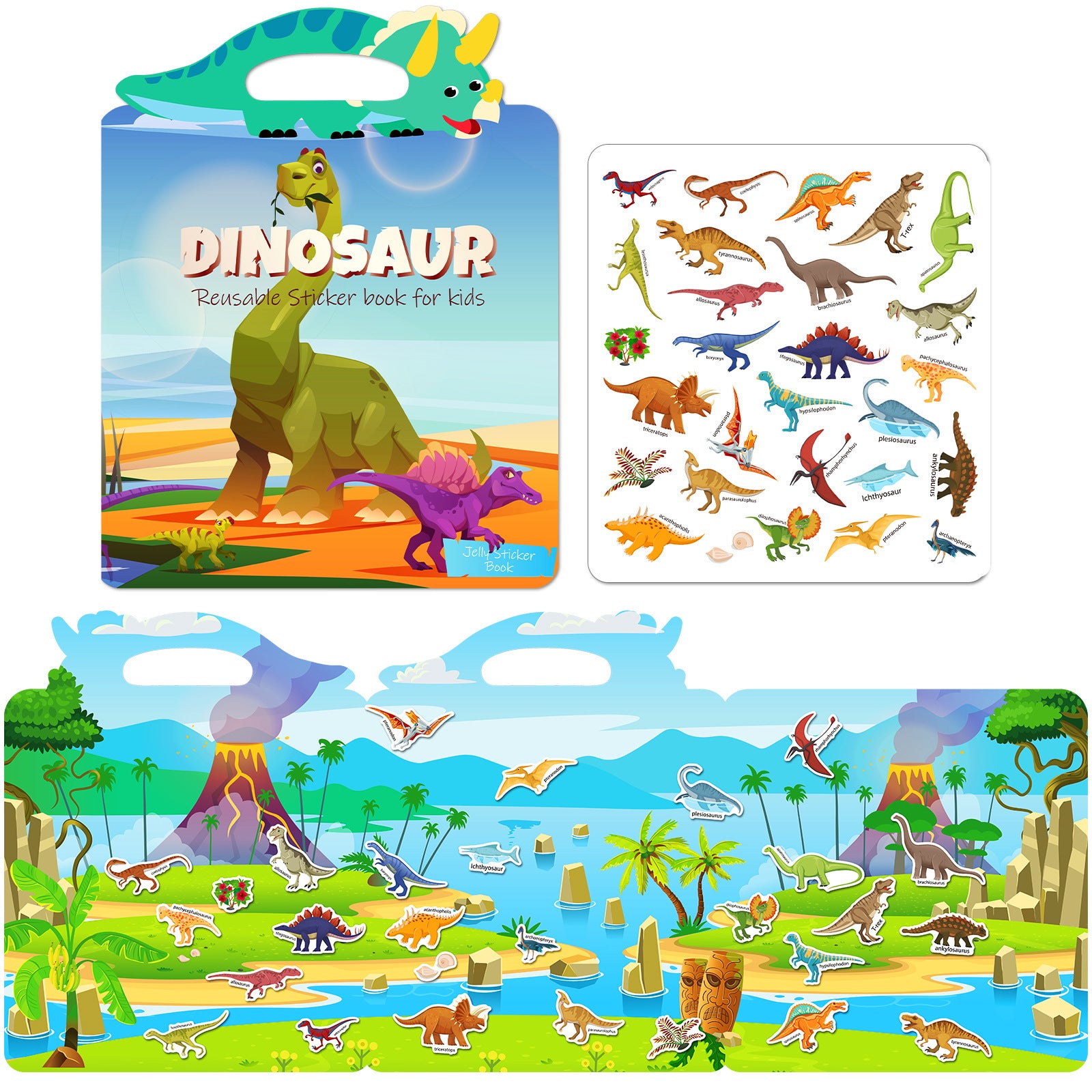 Libros Educativos con Pegatinas para Niños de 3 a 6 Años – Actividades Didácticas