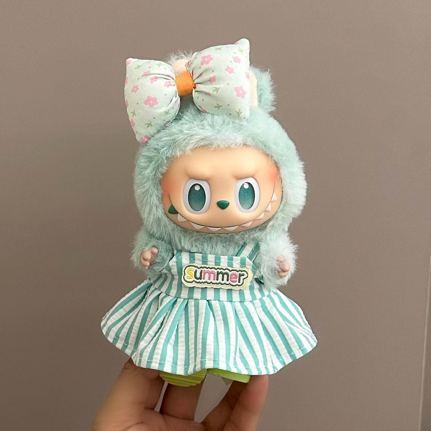 Playful Threads: Compatible with Labubu, Clothing Set, Accessories for 17cm Dolls, Accessories for Labubu (No Doll)