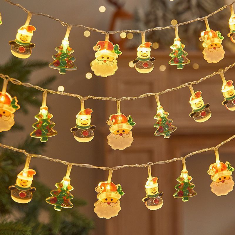 Guirnaldas de luces navideñas para interior y exterior