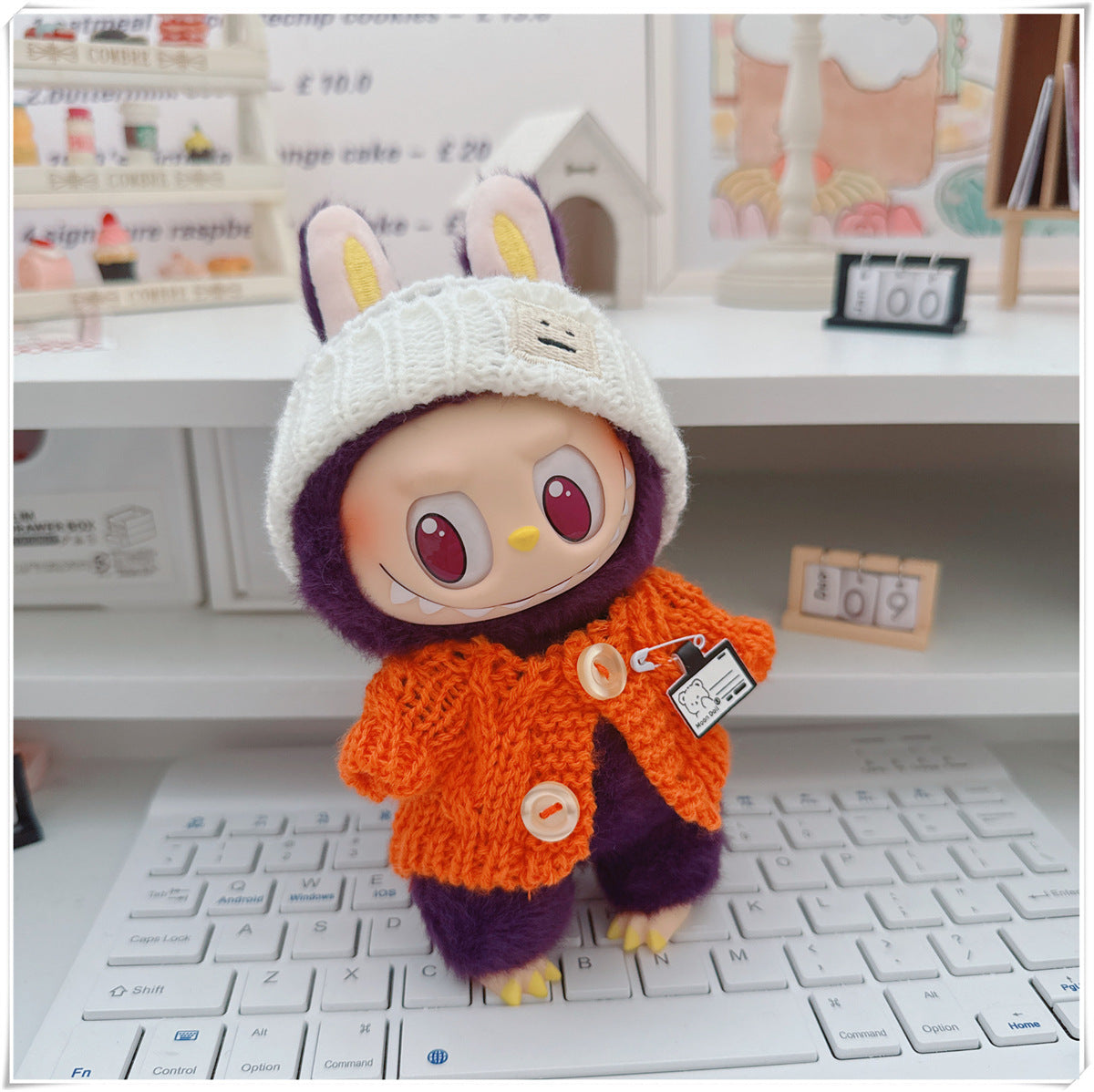 Tender Thread: Compatible with Labubu, Clothing Set, Accessories for 17cm Dolls, Accessories for Labubu (No Doll)