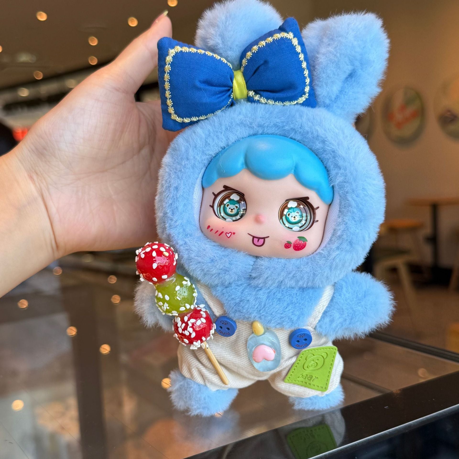 Muñeco De Peluche Cara Adorable: Charms Para Colgar En Mochilas Y Bolsos