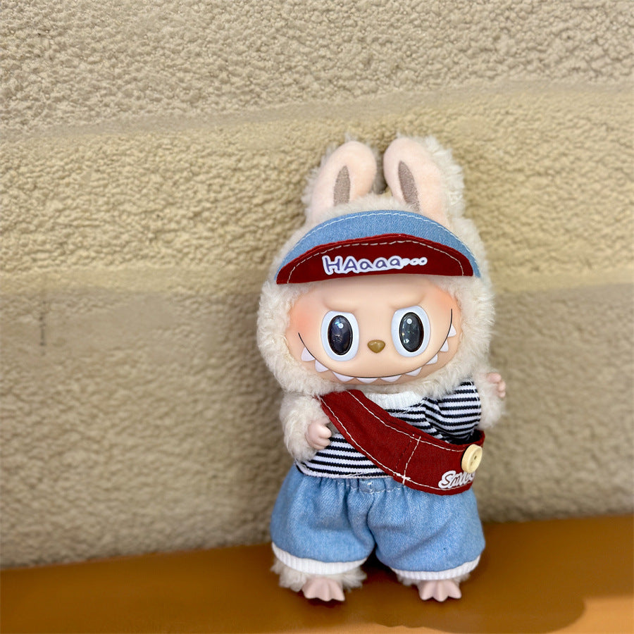 Cute Companions: Compatible with Labubu, Clothing Set, Accessories for 17cm Dolls, Accessories for Labubu (No Doll)