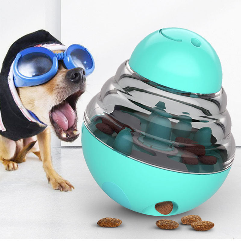 juguete dispensador de comida para mascotas
