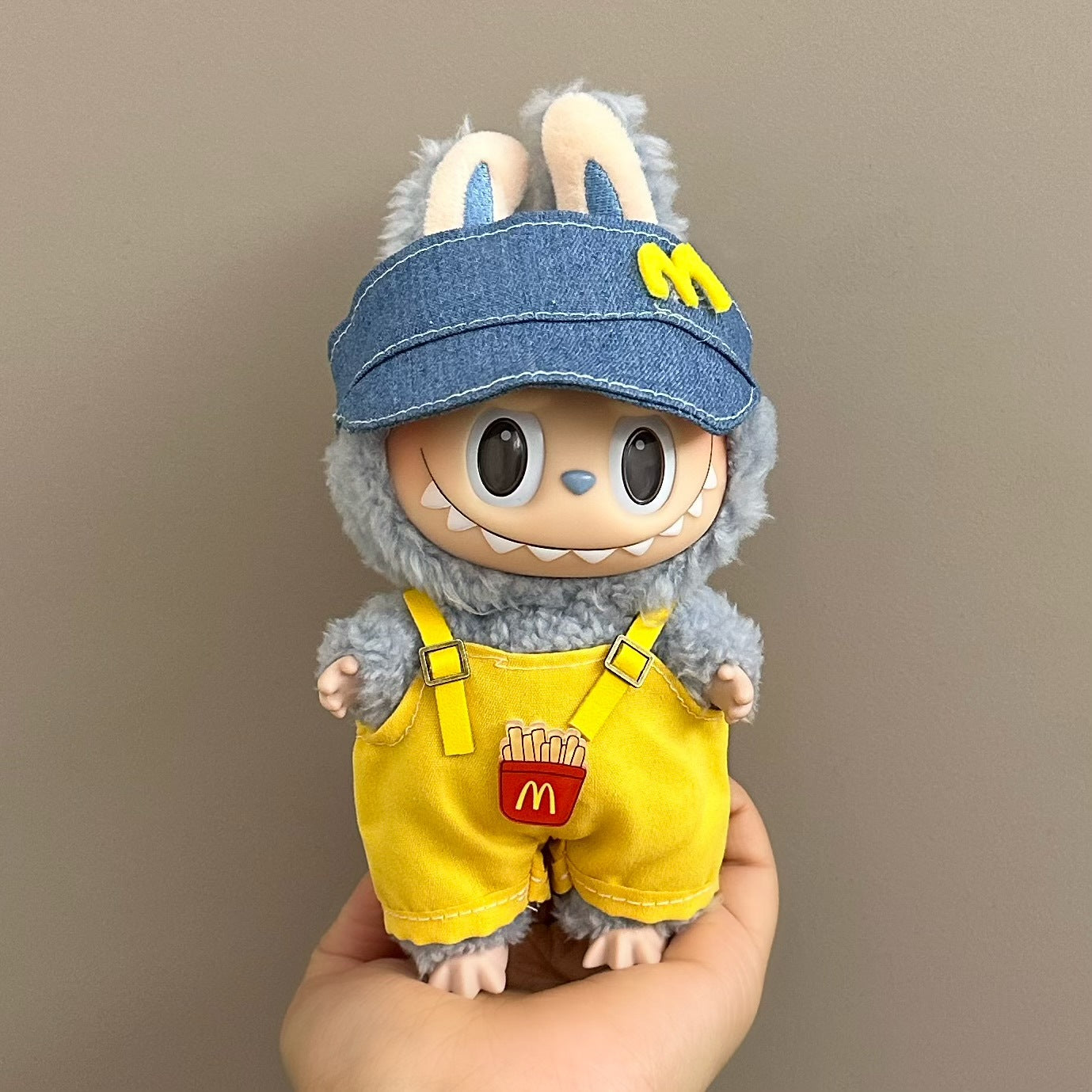 Playful Threads: Compatible with Labubu, Clothing Set, Accessories for 17cm Dolls, Accessories for Labubu (No Doll)
