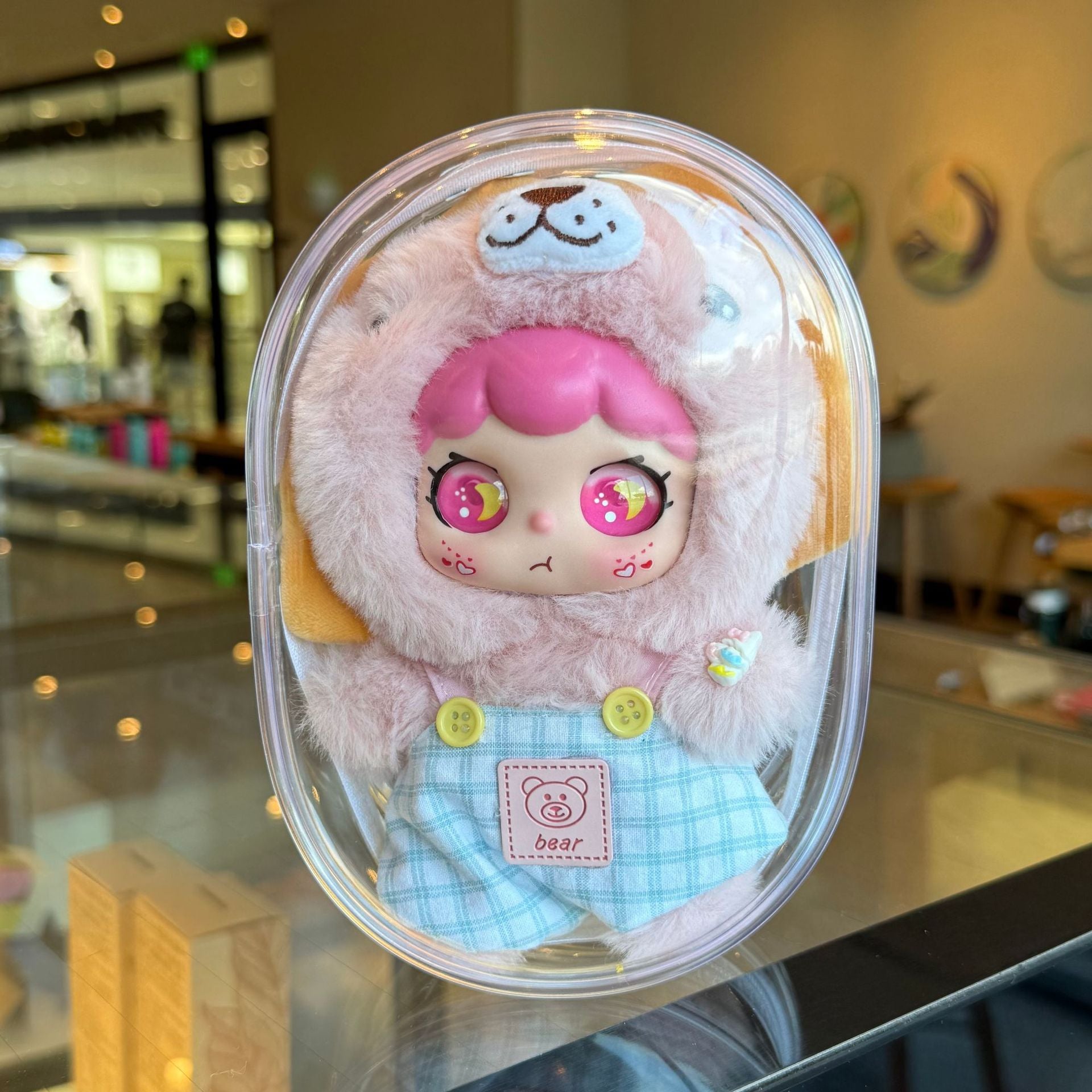 Muñeco De Peluche Cara Adorable: Charms Para Colgar En Mochilas Y Bolsos